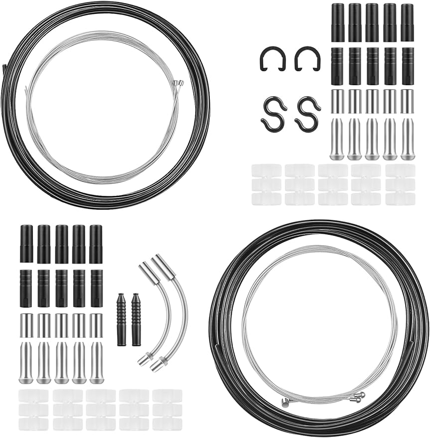 Zacro 62pcs/94pcs Bike Brake Cable Kit