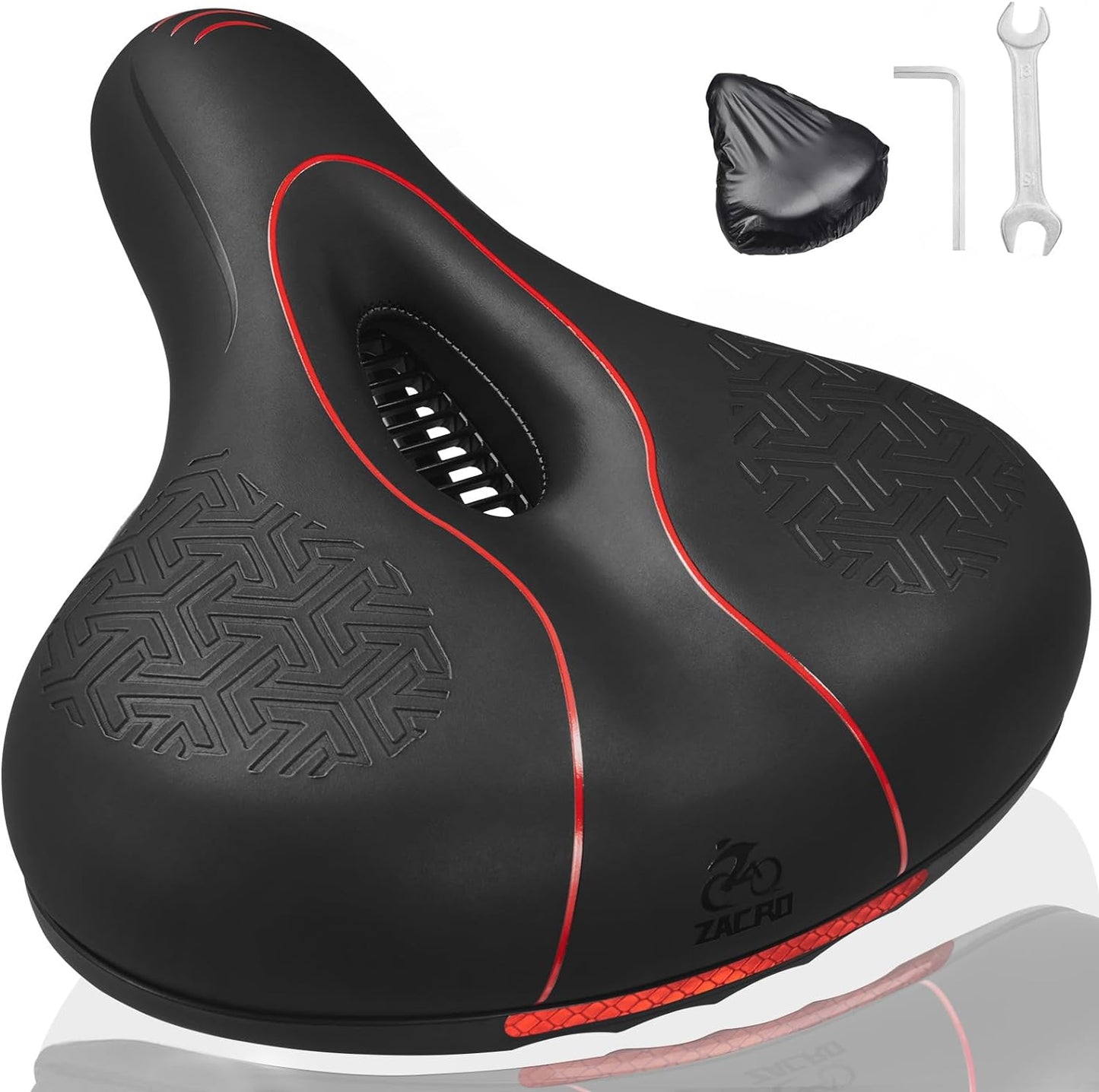 Wide Bicycle Seat Fit for Peloton Bike & Bike+, Outdoor Bike