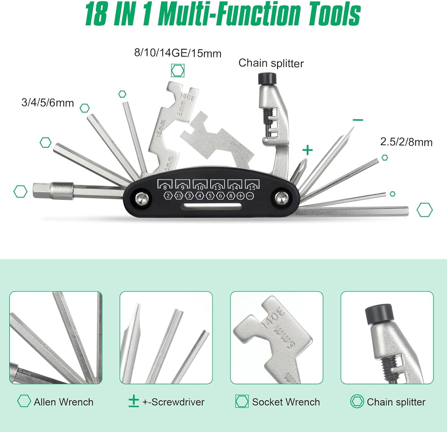 Zacro Bike Repair Kit