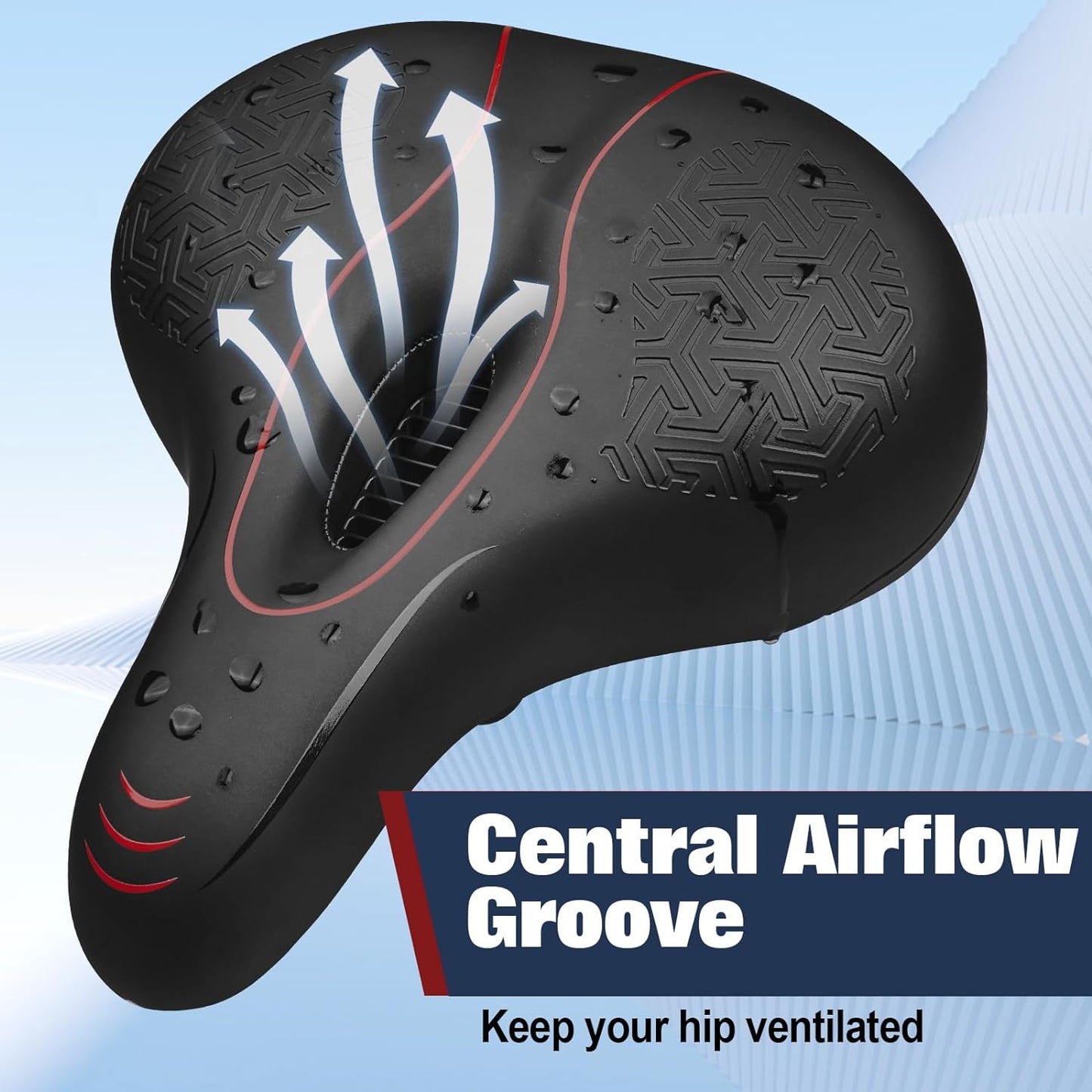 Comfortable Bike Seat for Men Women,, Outdoor & Indoor Bike