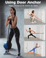 Zacro Resistance Bands, 6 Resistance Levels Pull Up Assistance Bands, Exercise Bands for Men&Women, Heavy Duty Resistance Band Set with Door Anchor, for Working Out, Muscle Training, Physical Therapy