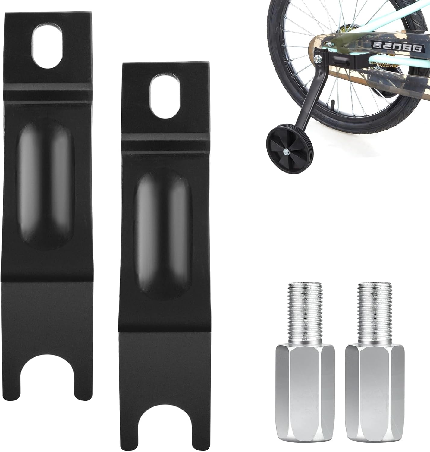 Axle Extension Zacro Axle Extenders for Training Wheels, Stabiliser Extension Bolts f ...