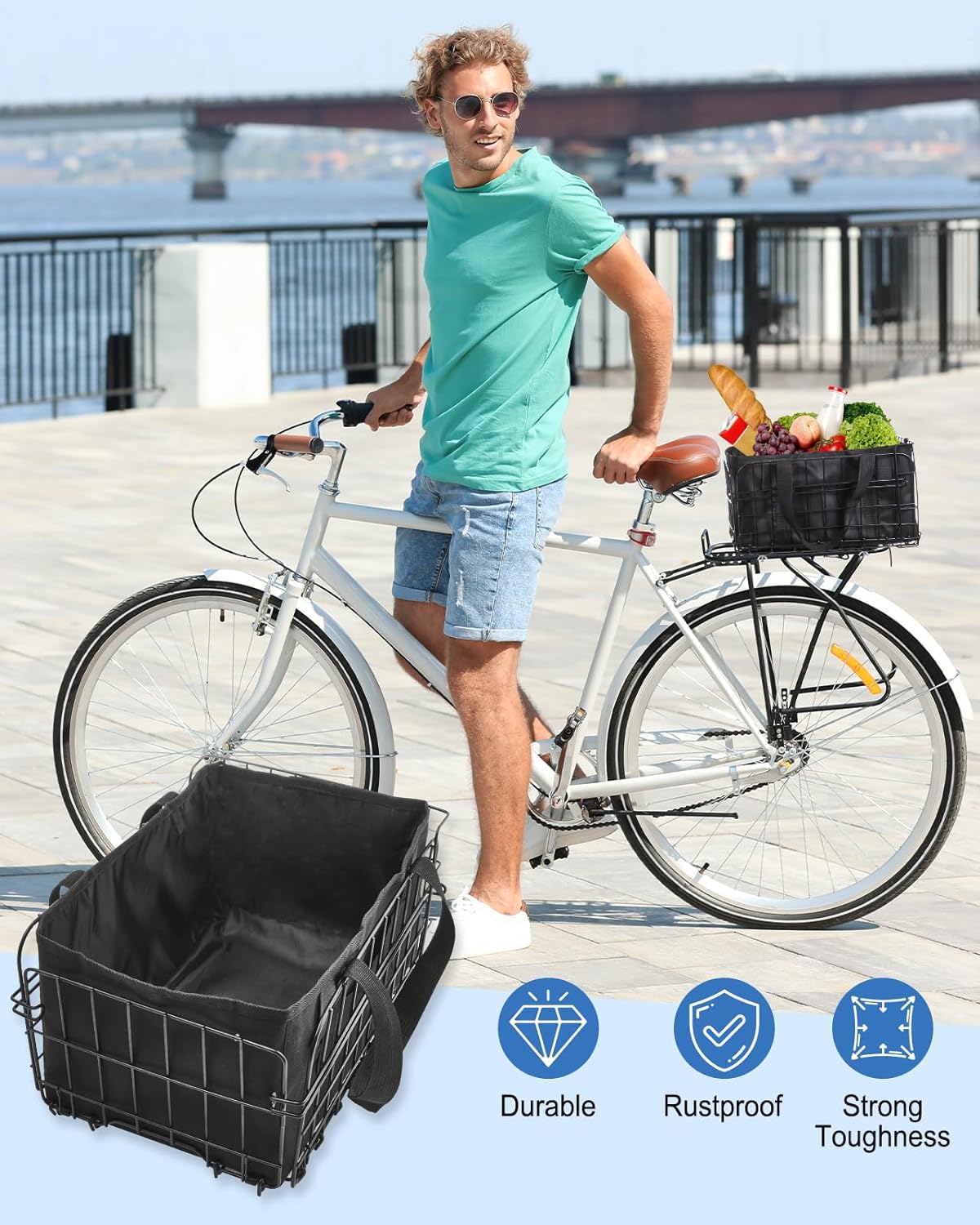 Rear Bike Basket