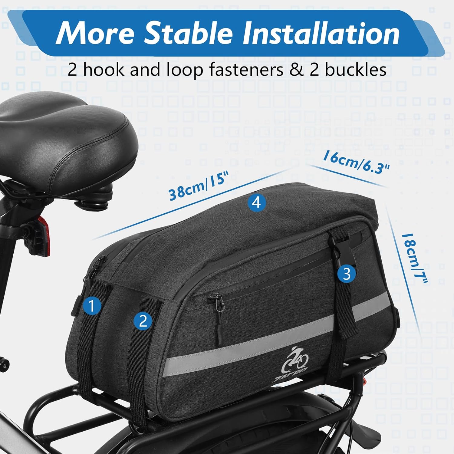 Karimor Bag Rear Rack Zacro Bike Bag Rear Rack – Zacro Sport