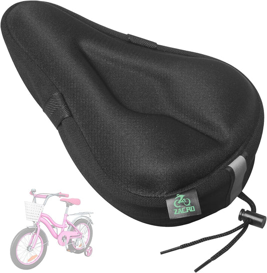 Zacro Gel Kids Bike Seat Cushion Cover for Boys & Girls, 9"x6"