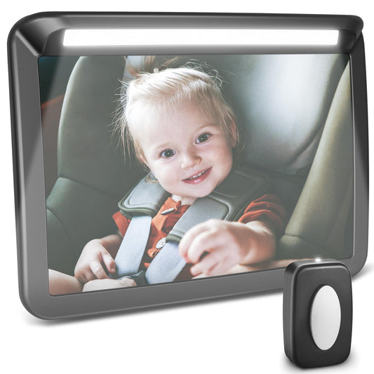 Zacro Specchietto Retrovisore Bambini- Specchio per auto regolabile per il sedile posteriore dell'auto