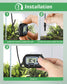 Zacro LCD Digital Aquarium Thermometer Fish Tank Water Terrarium Temperature