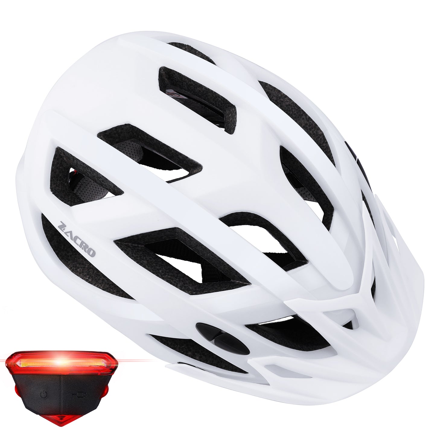 Zacro Adult Bike Helmet with Light