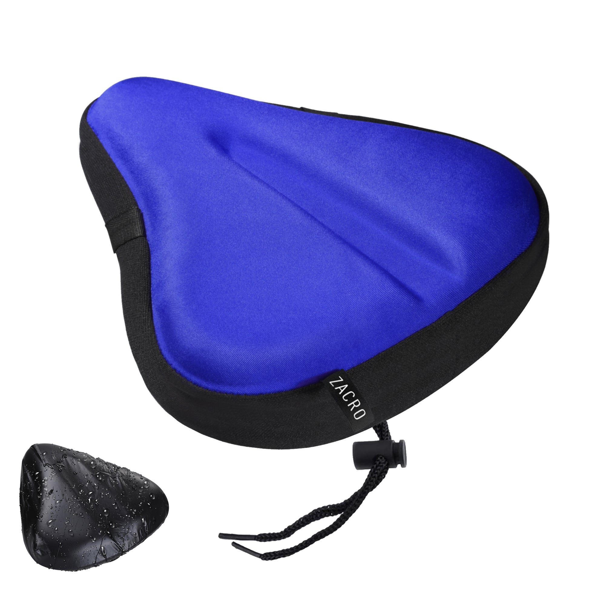 Extra Wide Bike Seat Cushion -10 x 11 inch, Padded Gel Bike Seat Cover for  Exercise Bike Seats - Cycling Accessories Compatible with Peloton,  NordicTrack Bikes 