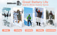 Zacro Heated Socks for Men & Women- 5000 mAh Battery Powered Electric Socks with Wash Bag, Battery Thermal Foot Warmer, Rechargeable Heating Socks for Hunting, Skiing, Hiking
